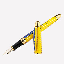 Stunning Yellow and Blue Picasso Inspired Fountain Pen