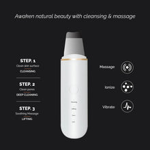 Ultrasonic Facial Skin Revitalising Device & Skin Scrubber