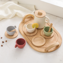 The Petite Gourmand Tea Set in Natural Wood