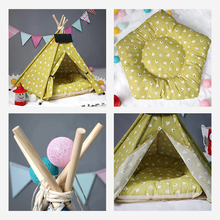 Cozy Pet Teepee Tent For Cats & Dogs