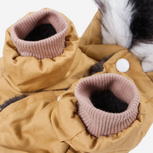 Adorable Windproof Coat with Faux Fur Lined Hood for Small Dogs