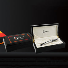 Stunning Black & Silver Picasso-Inspired Fountain Pen