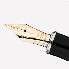 Stunning Black & Silver Picasso-Inspired Fountain Pen