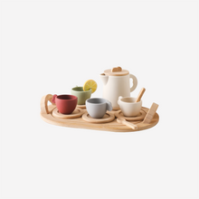 The Petite Gourmand Tea Set in Natural Wood