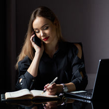 Stunning Black & Silver Picasso-Inspired Fountain Pen