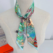Design Zebra in Flowers Women Scarf Luxury Silk Scarf