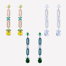 Sparkling Long Dangle Earrings for Night Club & Party