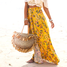 Fashion-Forward Bo-Ho Women’s Half-Round Fringed Straw Tote