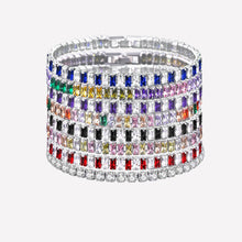 Lovely Ladies Tennis Style Bangle Bracelet