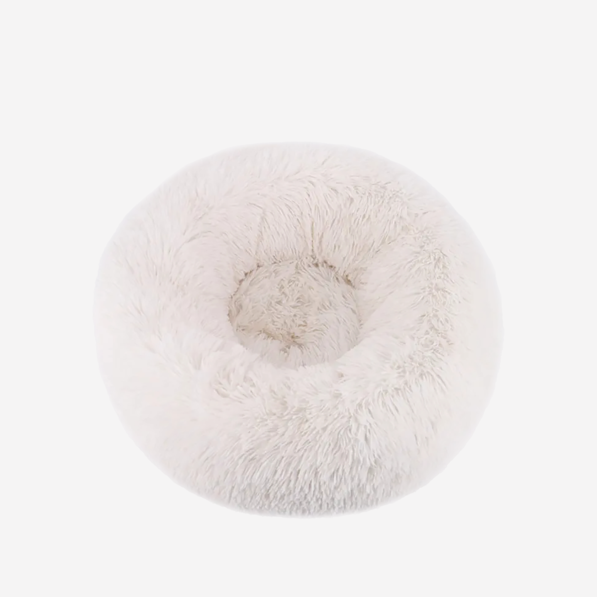 Luxury Doughnut-Style Warm Round Pet Bed for Dogs & Cats
