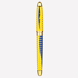 Stunning Yellow and Blue Picasso Inspired Fountain Pen