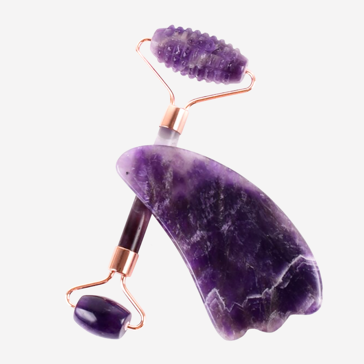 Premium 3 Piece Amethyst Facial Massager