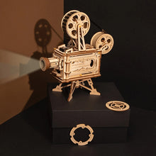 Whimsical DIY 3D Wooden Film Projector Really Works