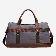 Rugged Waterproof Waxed Canvas Leather Men’s Duffle Bag & Tote