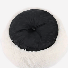 Luxury Doughnut-Style Warm Round Pet Bed for Dogs & Cats