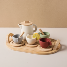 The Petite Gourmand Tea Set in Natural Wood