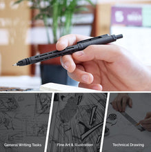 Smooth Action Titanium Grip Pencil for Students and Artists