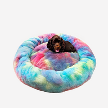 Luxury Doughnut-Style Warm Round Pet Bed for Dogs & Cats