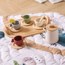 The Petite Gourmand Tea Set in Natural Wood