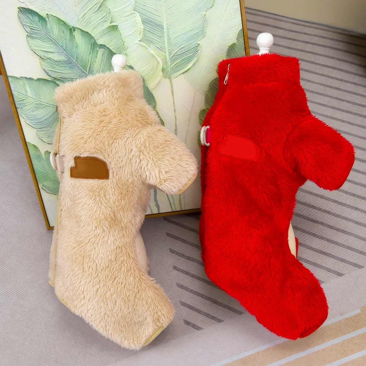 Winter Dogs Jumpsuit Coat with Zipper Warm Pet Jacket Overalls for Small Dogs