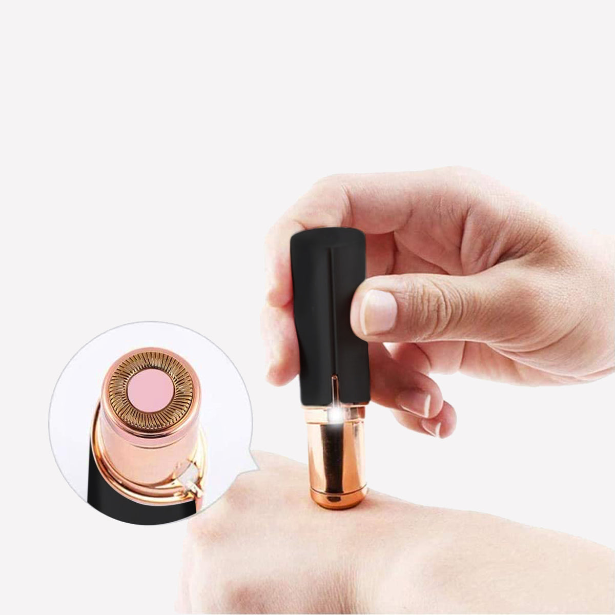 Sleek Mini Lipstick-Sized Women’s Epilator/Shaver