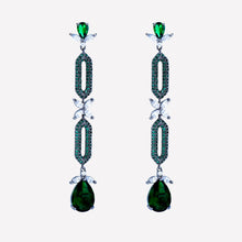 Sparkling Long Dangle Earrings for Night Club & Party