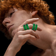 Luxury Green Cubic Zirconia Ring
