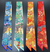 Design Zebra in Flowers Women Scarf Luxury Silk Scarf