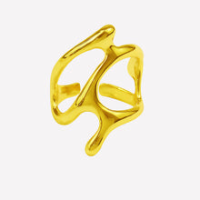 Vintage-Style Free-form Woman’s Ring In Two Colour Options