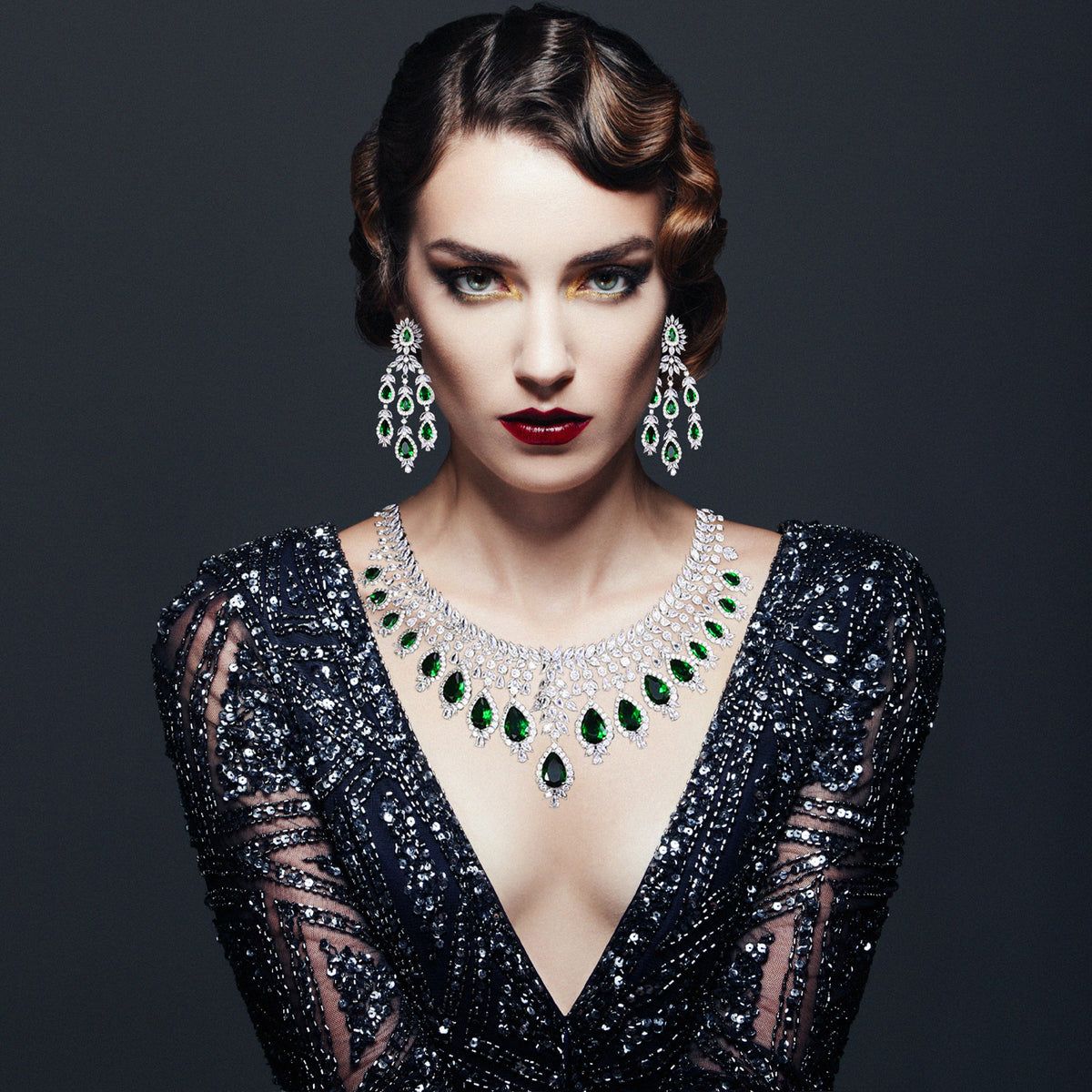 Glamorous Ladies Formal Cubic Zirconia Jewellery Sets