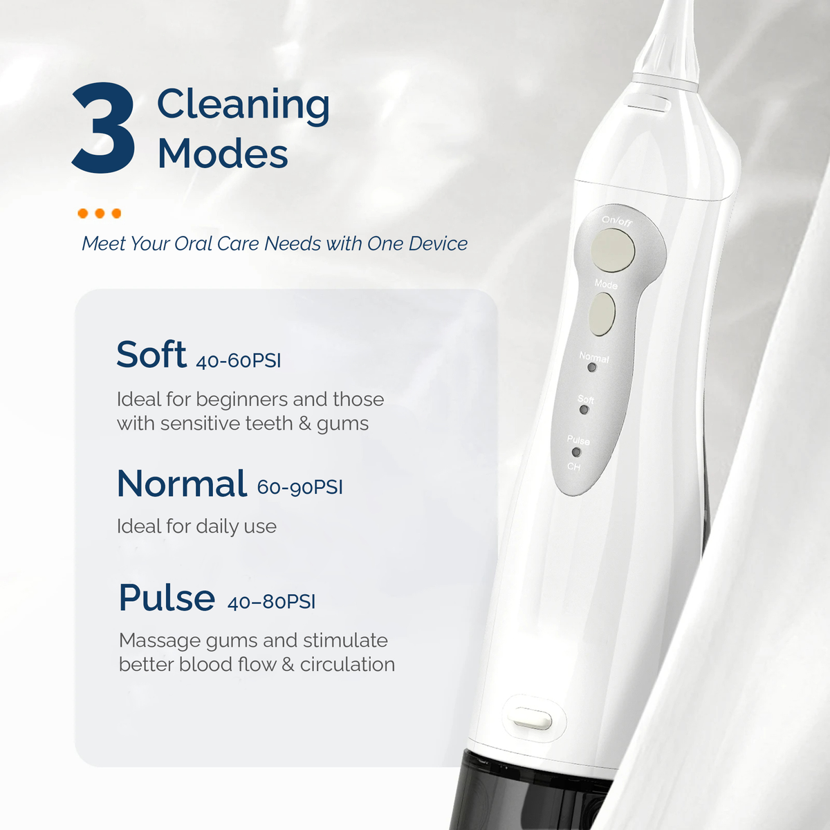 The Sonic Architect Pulsing Water Flosser 