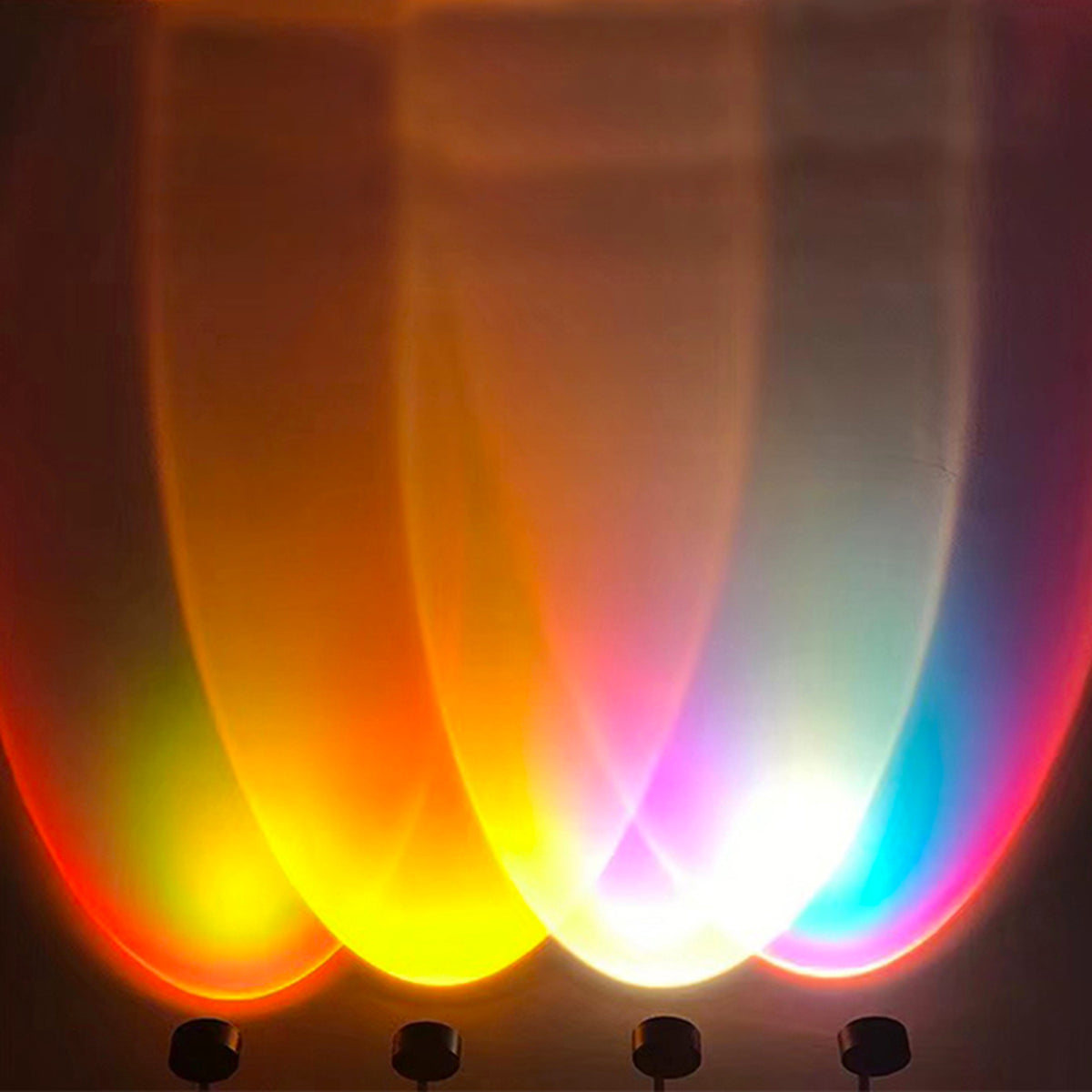 Vibrant LED Sunset Lamp & Light Projector