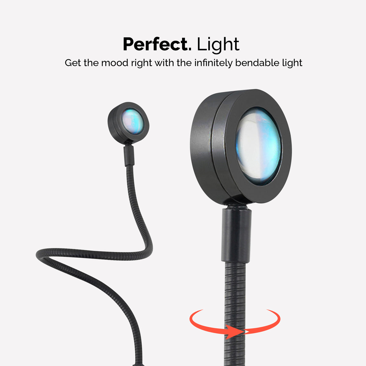 Vibrant LED Sunset Lamp & Light Projector