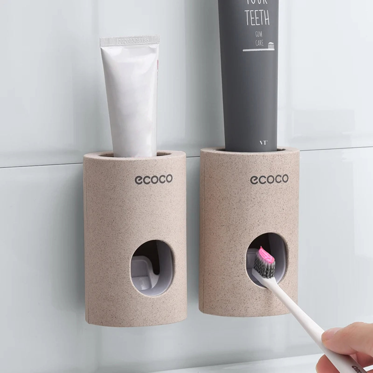 Ingenious Wall-Mounted Automatic Toothpaste Dispenser