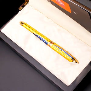 Stunning Yellow and Blue Picasso Inspired Fountain Pen