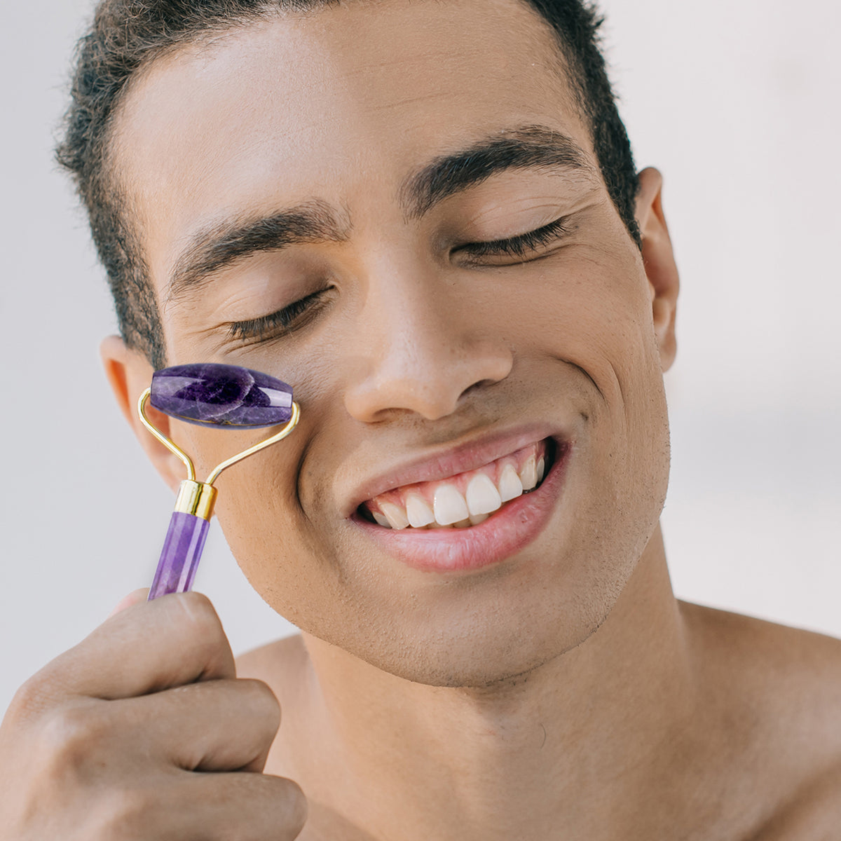 Premium 3 Piece Amethyst Facial Massager