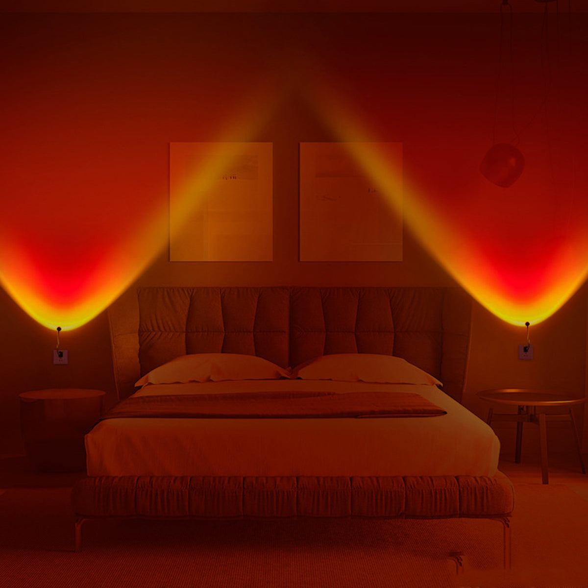 Vibrant LED Sunset Lamp & Light Projector