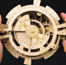 Mechanical Wood 3D Puzzle Perpetual Calendar or Treasure Box