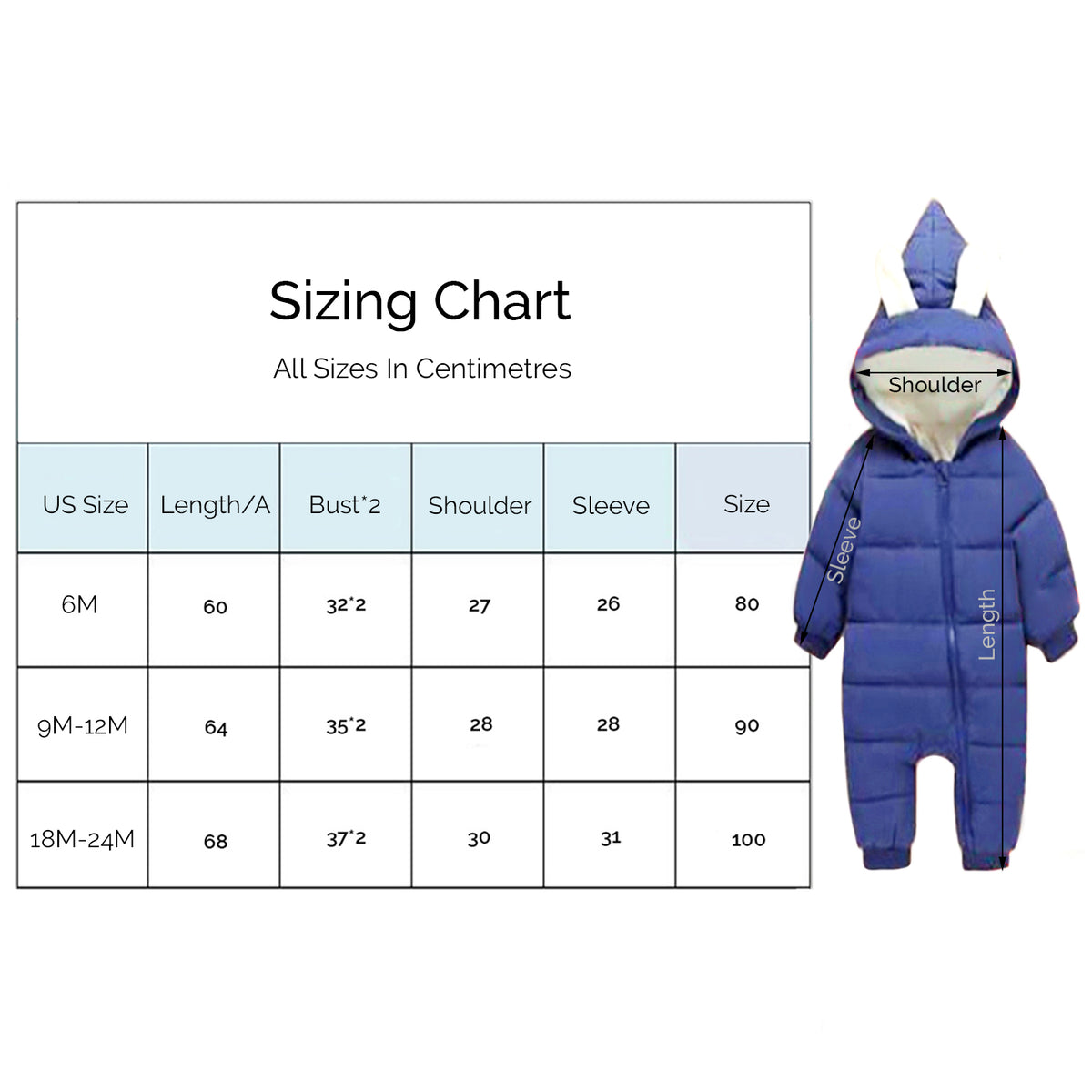 Cosy & Fashionable Panda Snowsuit for Newborns & Babies