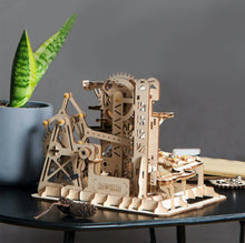 Interactive DIY 3D Wooden Marble Run Game