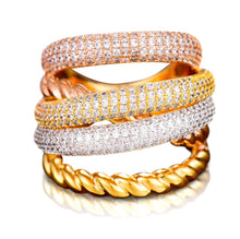 Monaco Luxury Statement Ring | Featuring Dubai Cubic Zirconia Gems | Top Luxury Design | Unisex Male Female Fashion Accessories.