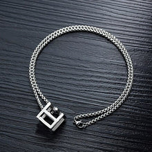 Chic Keepshake Necklace For Couples | Commemorative Love & Friendship Pendant | Fashionable Jewellery With Edgy Punk Style | Unisex Male Female Item | Perfect for Teens Adults & Seniors.
