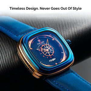 Square Quartz Luxury Wristwatch | Quality Timepiece for Men & Women |  Unisex Male Female Item | Perfect for Casual Business Sporting Elegant & Other Occasions.