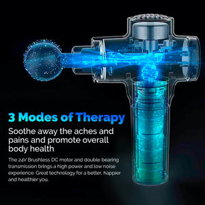 Phoenix A2 Deep Tissue Massager | Muscle Exercising Pain Relief Machine | Deep Tissue Massage Therapy Gun | Unisex | Perfect for Adults Teens Athletes Tradespeople & Active People.