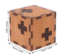 Wooden PuzzleBox Brain Teaser Cube | Interactive Toy Fosters Critical Thinking | Unisex Male Female Item | Perfect For All Ages: Children Kids & Youth.