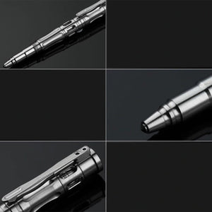 Titanium Stealth Tactical Self Defense Pen | High-Tech Writing Instrument | Perfect for School Business & Home | Personal Safety Individual Protection  & Handy Escape Tool.