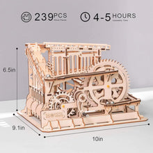 Interactive 3D Wooden Marble Run Game | Gear Drive Coaster Model Toy | Perfect Game For All Ages: Children Kids Youth & Adults.