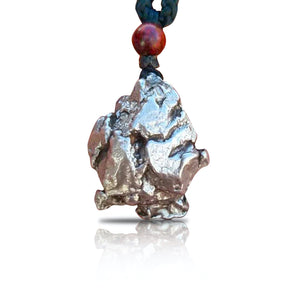 Unique Extraterrestial Meteorite Pendant & Necklace | Extraterrestial Piece  From Outer Space: A Definite Conversation Starter | Perfect Gift | Sourced From Argentina | Unisex Male Female Item | Perfect For Teens Graduates Adults & Seniors.