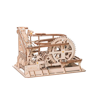 Interactive 3D Wooden Marble Run Game | Gear Drive Coaster Model Toy | Perfect Game For All Ages: Children Kids Youth & Adults.