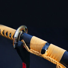 Handcrafted Medieval Japanese Katana Sword | High-Quality Clay-Tempered Combined-Material Martial Arts Tool| Finely Crafted Collector’s Piece.